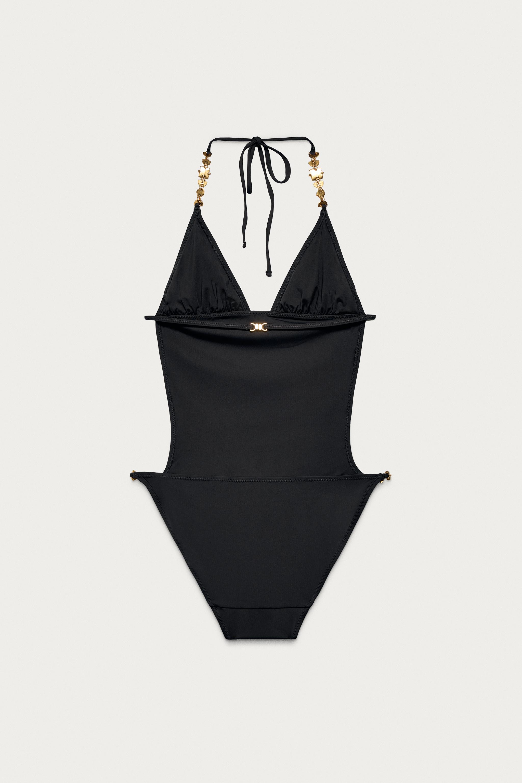 SOLID MARISA BERENSON X ZARA JEWEL SWIMSUIT